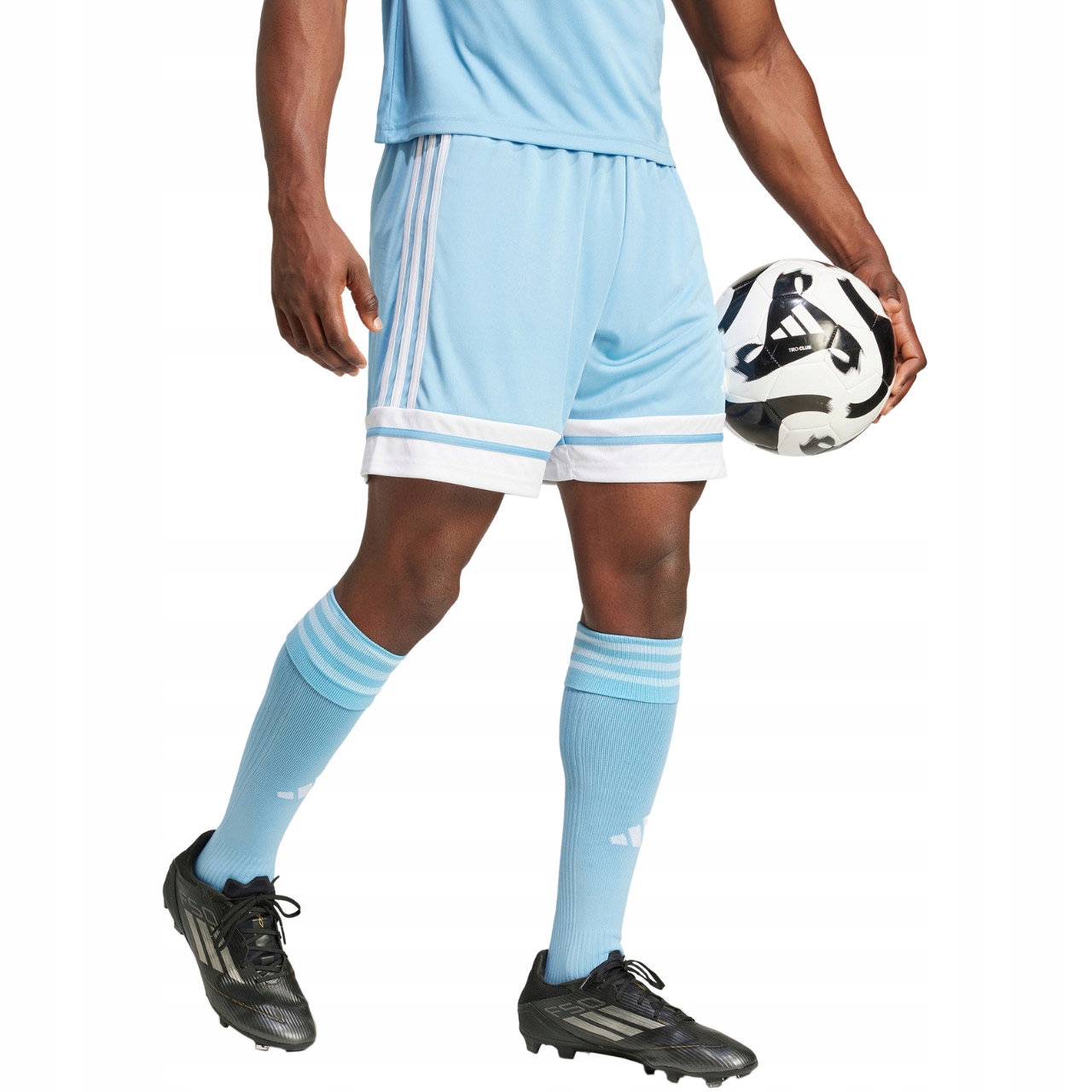 Spodenki męskie adidas Squadra 25 błękitne JH3407 R. L
