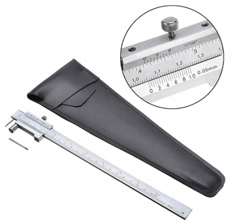 SUWMIARKA TRASERSKA Z RYSIKIEM 200mm/0,05mm Maksymalny zakres pomiaru 200 mm