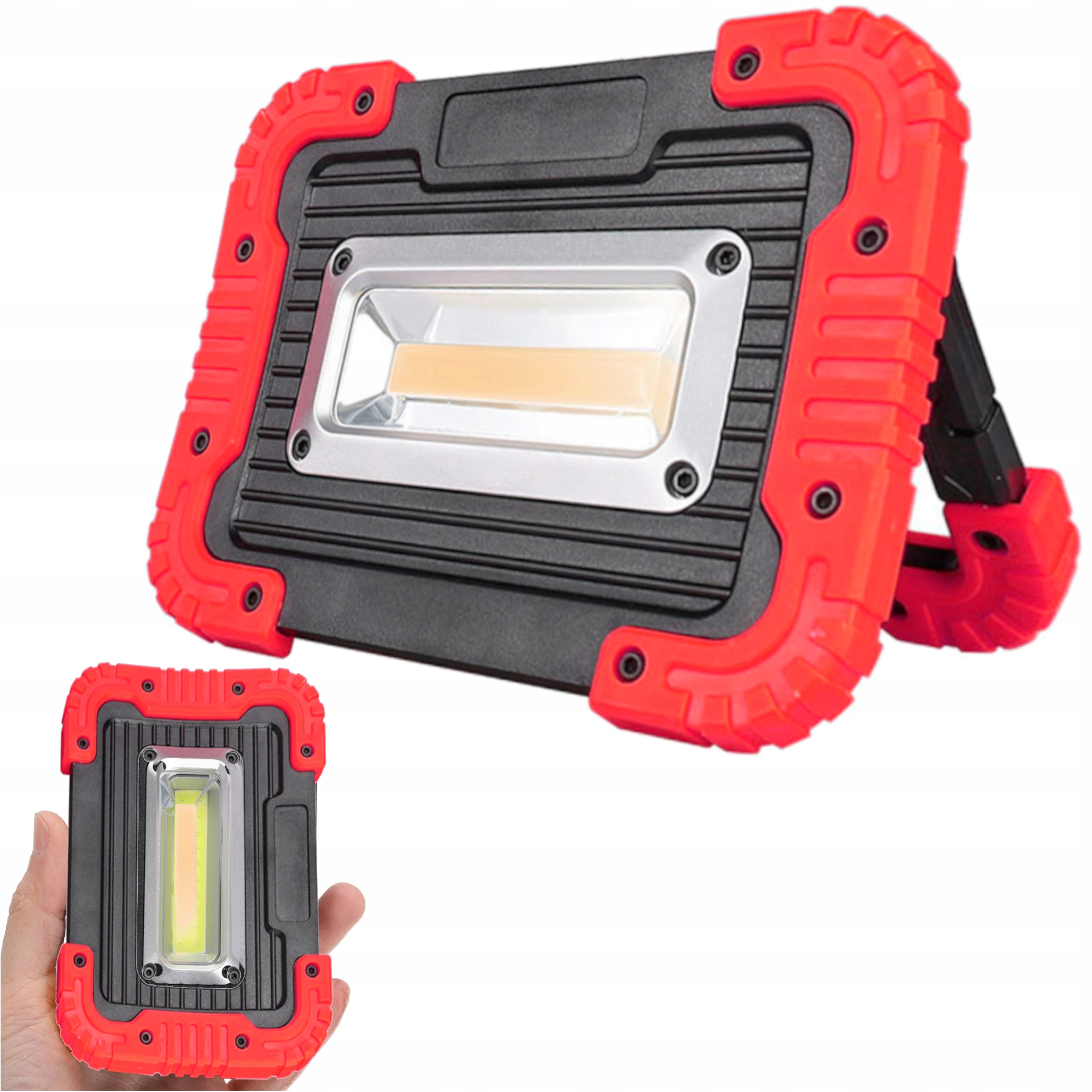 Mocna Lampa Latarka Lampka Turystyczna Kempingowa Namiot Led Z Uchwytem 30W