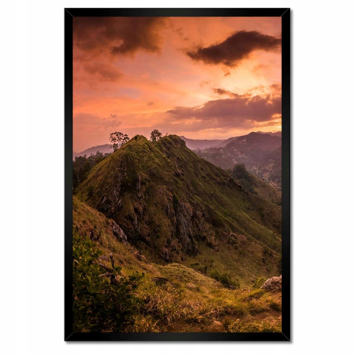 Plakáty v rámu 40x60 Krajina s horami Krajina