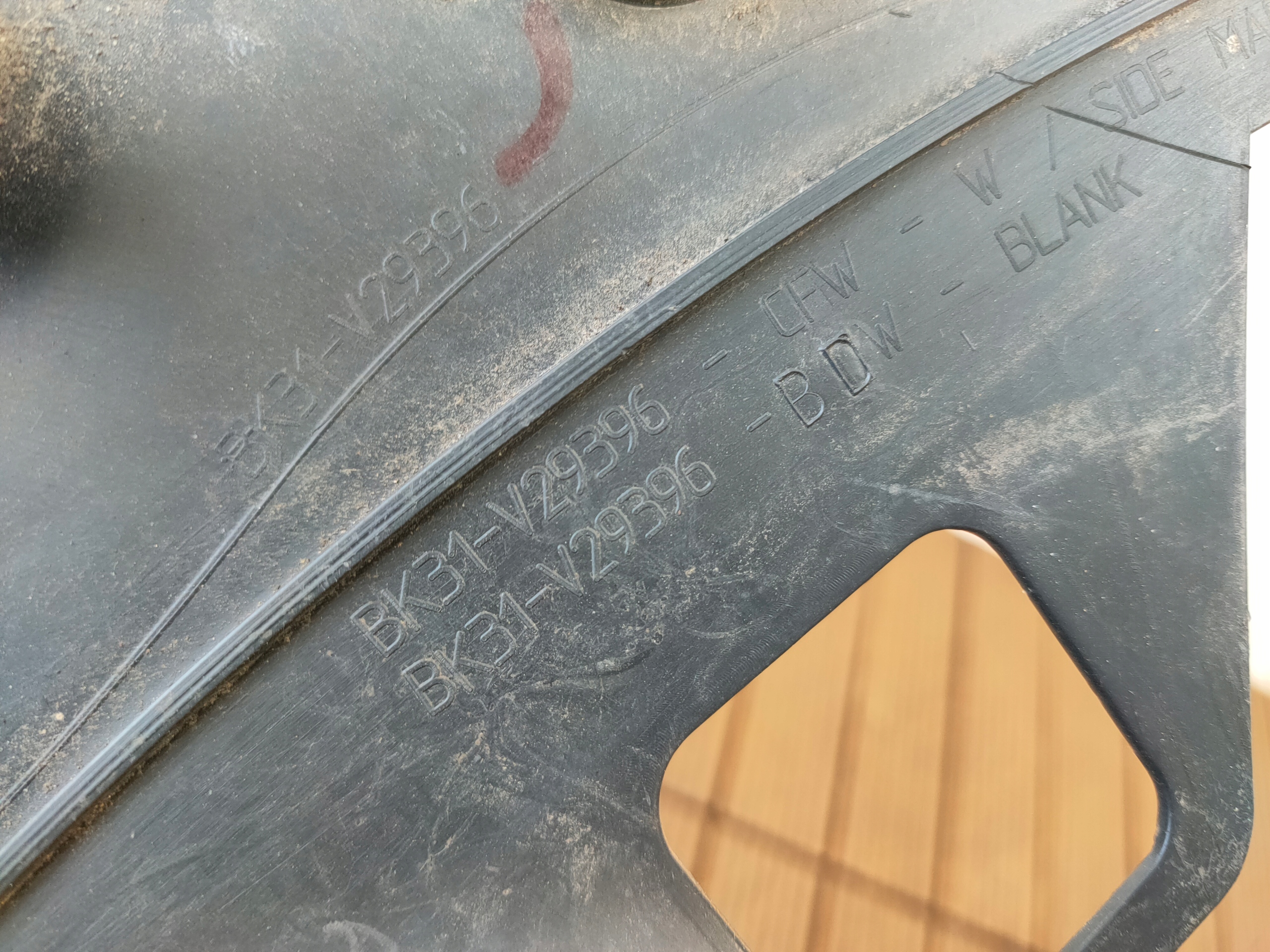 FORD TRANSIT MK8 13- moulding side rear left BK31-V29396-CDW DLUGOSC 69CM