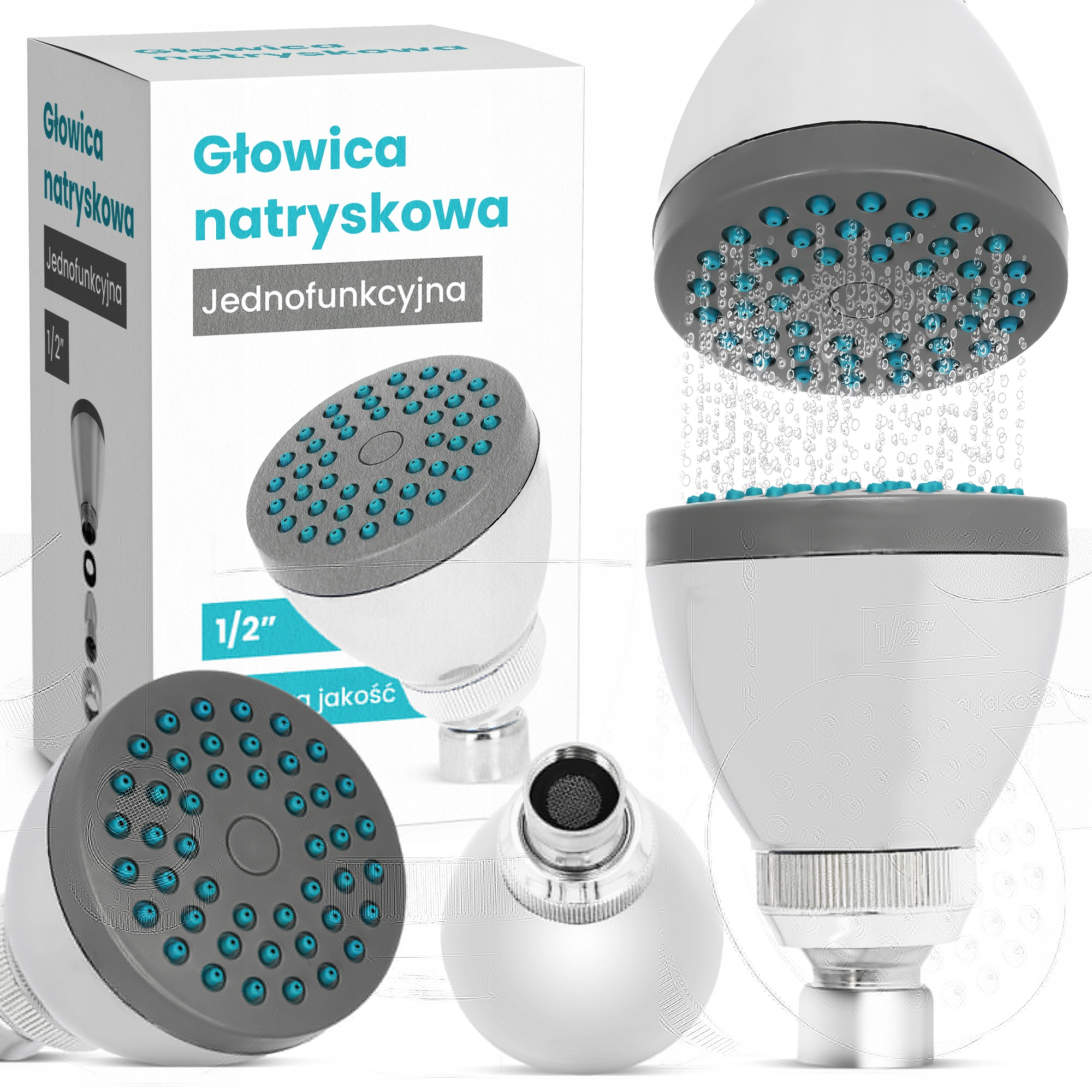 

Głowica Natryskowa Prysznicowa Uniwersalna Pp 1/2