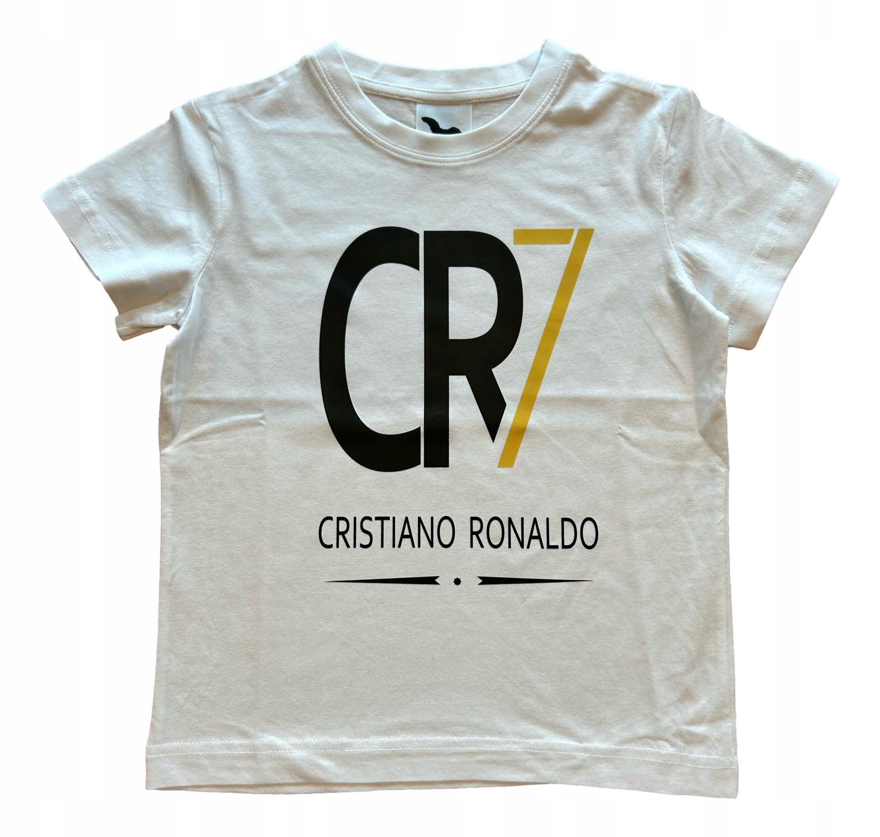Koszulka Cristiano Ronaldo CR7 Dziecięca 122 Biała