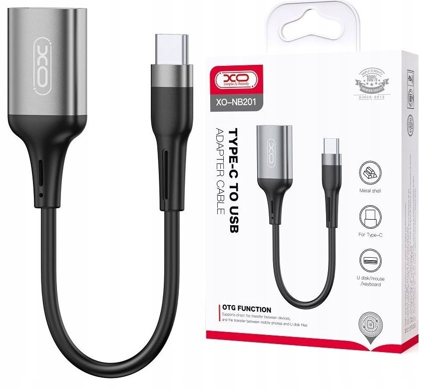 Elastyczny Adapter Usb-a Usb do Usb-c Otg Szybka Elastyczna Przejściówka