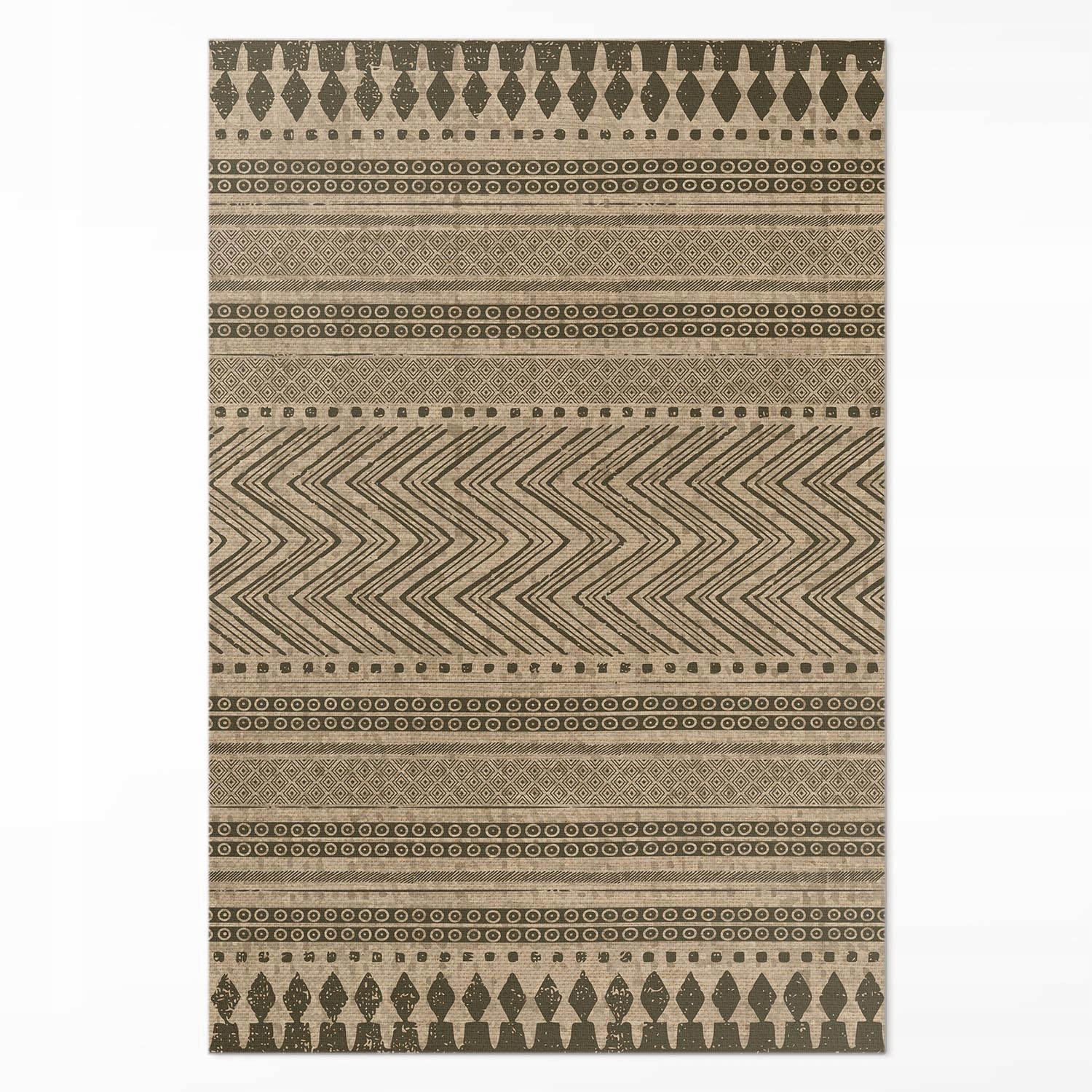 Vinylový koberec pod stôl Blesky a línie imitácia tkaniny XXL 150 x 225 cm