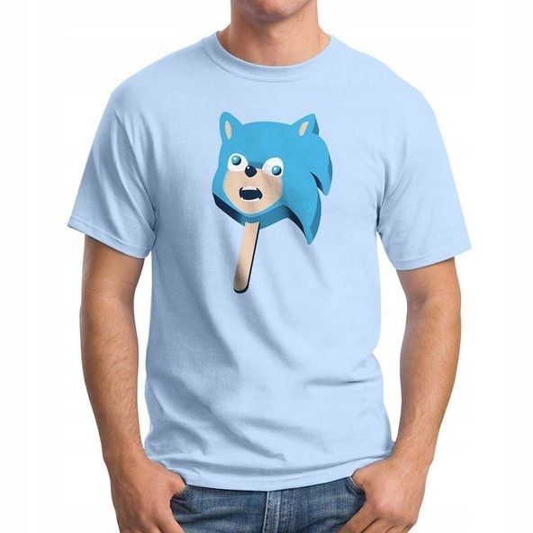 

Koszulka T-Shirt Derp Blue Hedgehog Ice Pop XL