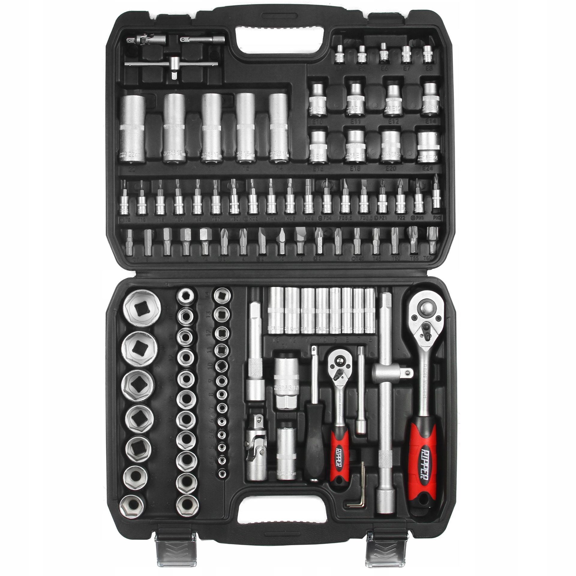 ZESTAW KLUCZY NASADOWYCH 108EL IMBUS TORX 40EL Producent code 58220 bity 40