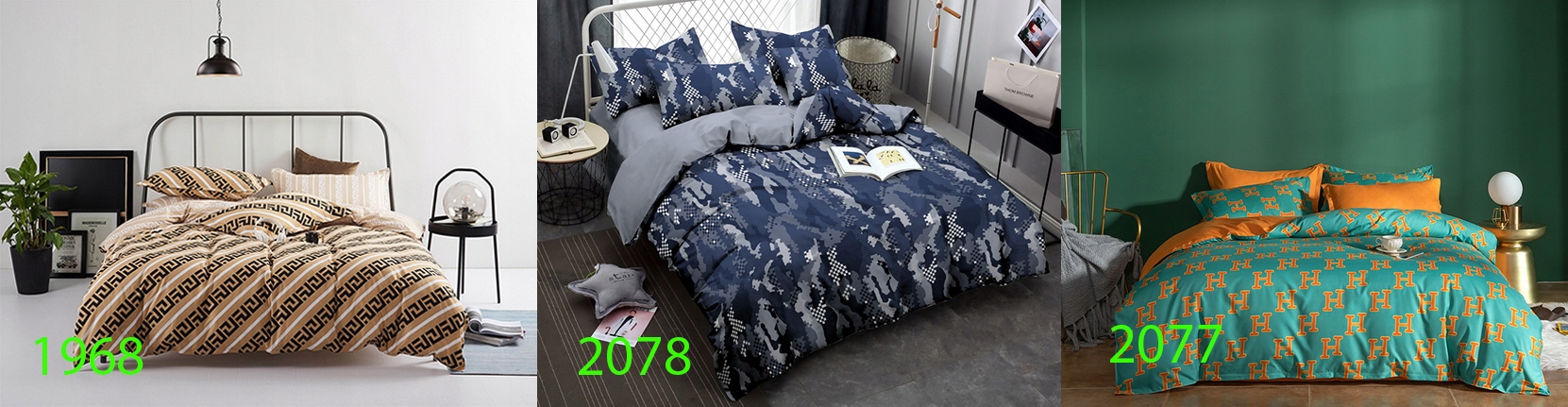 KOMPLET POŚCIELI BAWEŁNA 160x200cm nr 2078 Marka Cotton world