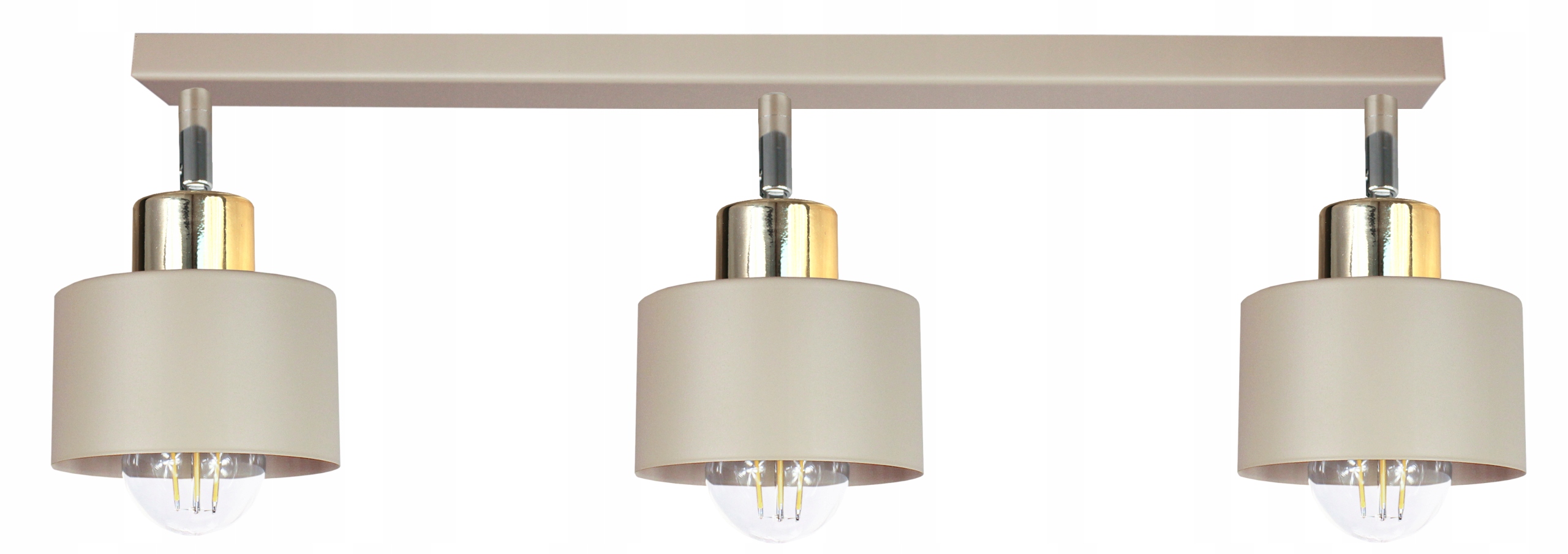 Závěsné stropní svítidlo lustr stropní svítidlo Loft béžová zlatá Led stropní lampa
