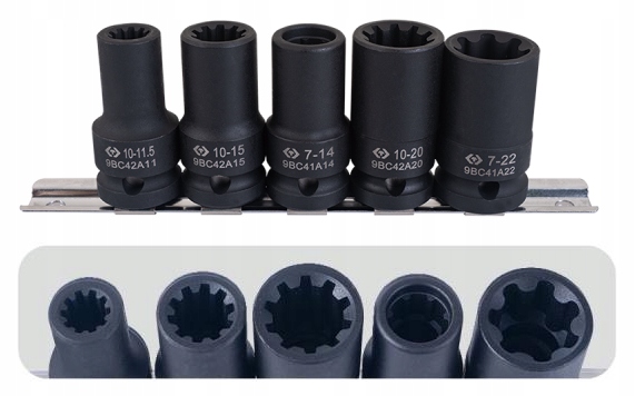 KING TONY KLUCZE DO ZACISKÓW HAMULCOWYCH VW VAG