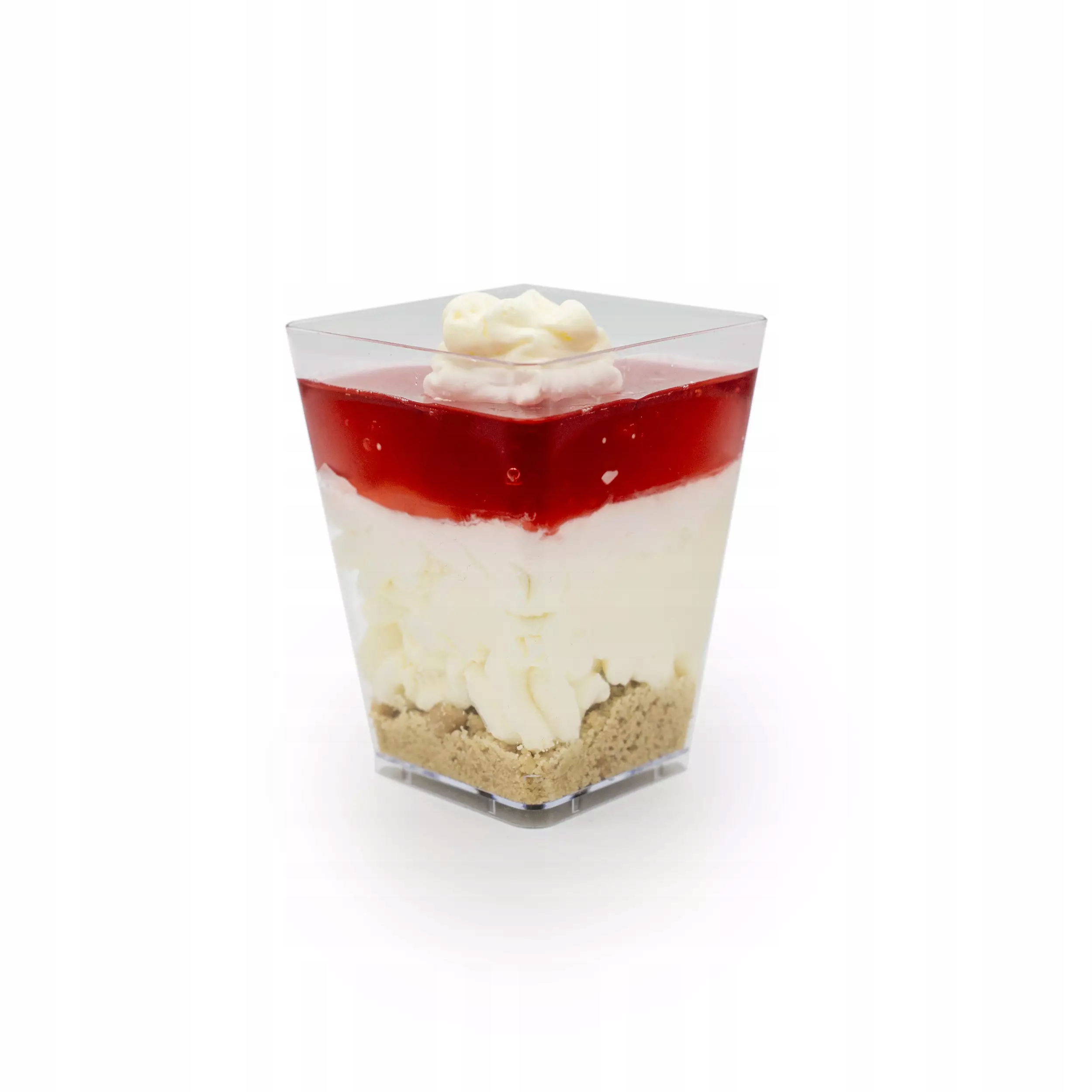 Pucharki pucharek do deserów lodów przekąsek 85ml 1szt 40x40x82mm