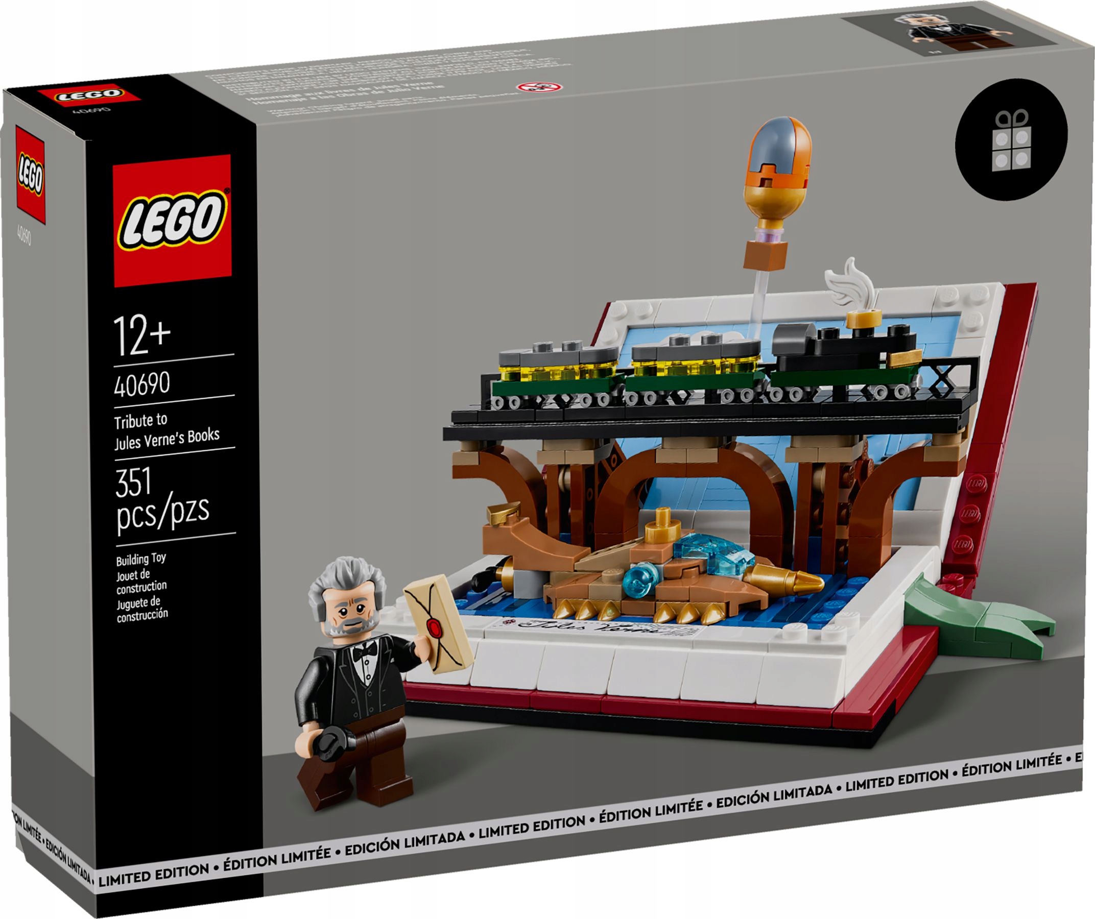 Lego 40690 Hołd dla książek Julesa Verne’a