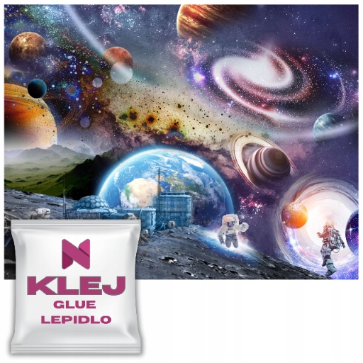 Moderní fototapeta na zeď pro děti Vesmír Planety pro děti 197x296