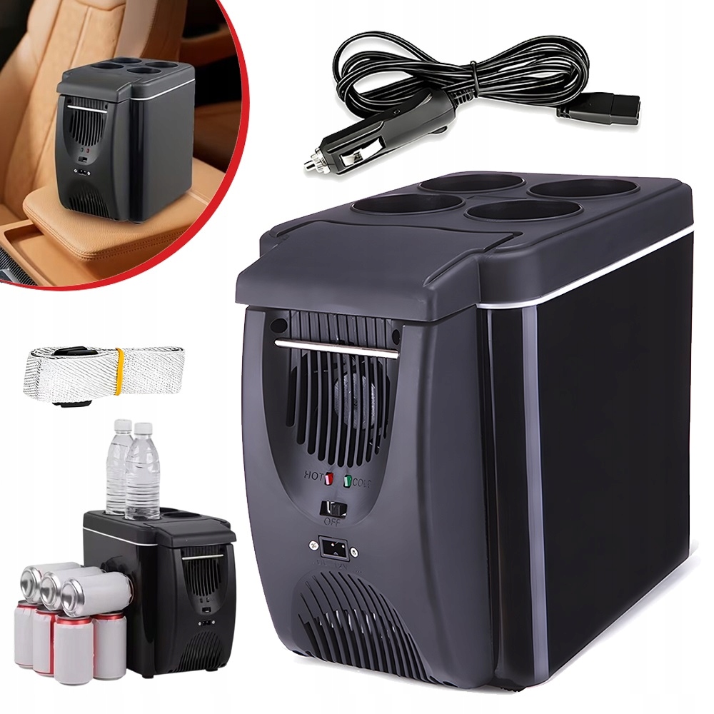 Chladnička 6 l s režimem chlazení/topení, lednička do auta, na kempování