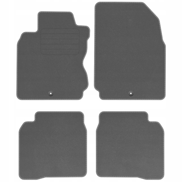 Nissan Note I 05-13 Dywaniki welur Comfort Szare