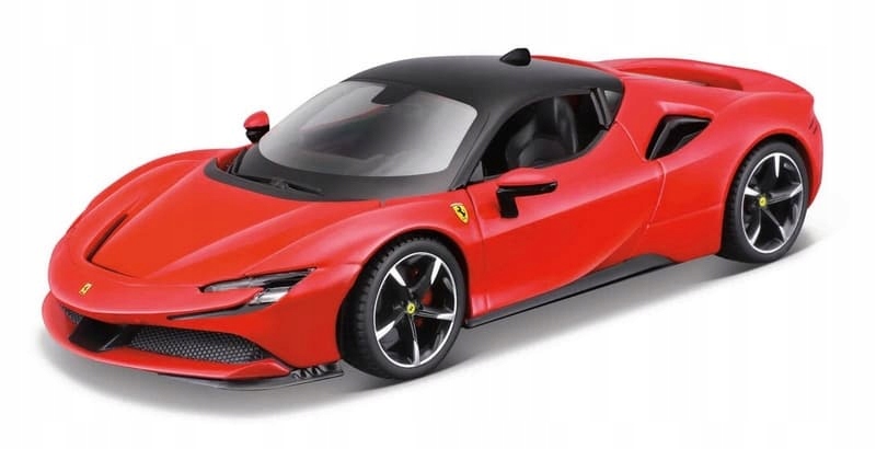 M. Ferrari Assembly line, SF90 Stradale, Red, 1:24