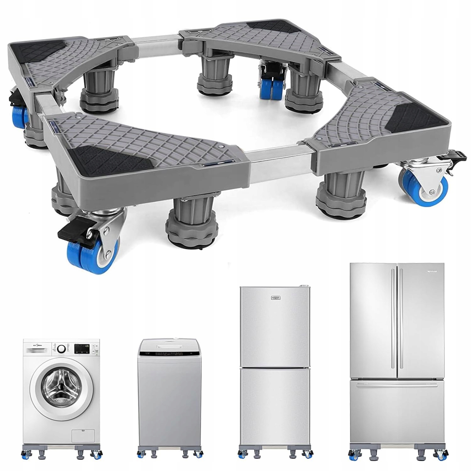 Podstawka Pod Kółkach Platforma Wózek Meblowy Teleskopowy Z 4 Obrotowe Koła