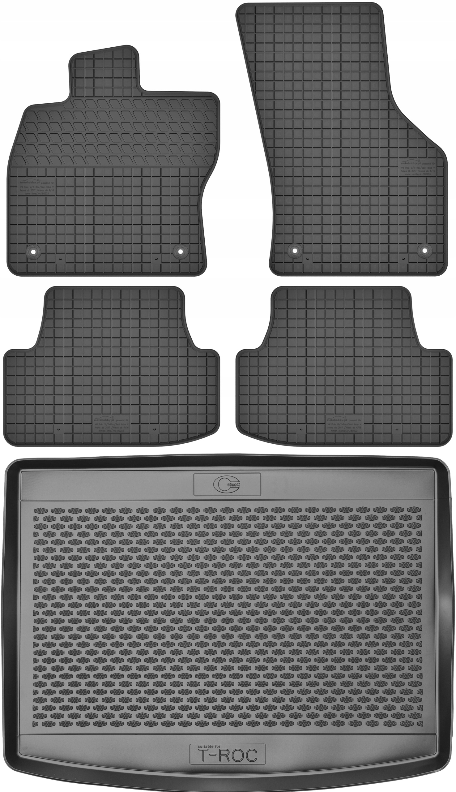 Volkswagen T-Roc Crossover 2018- Koberce rohož