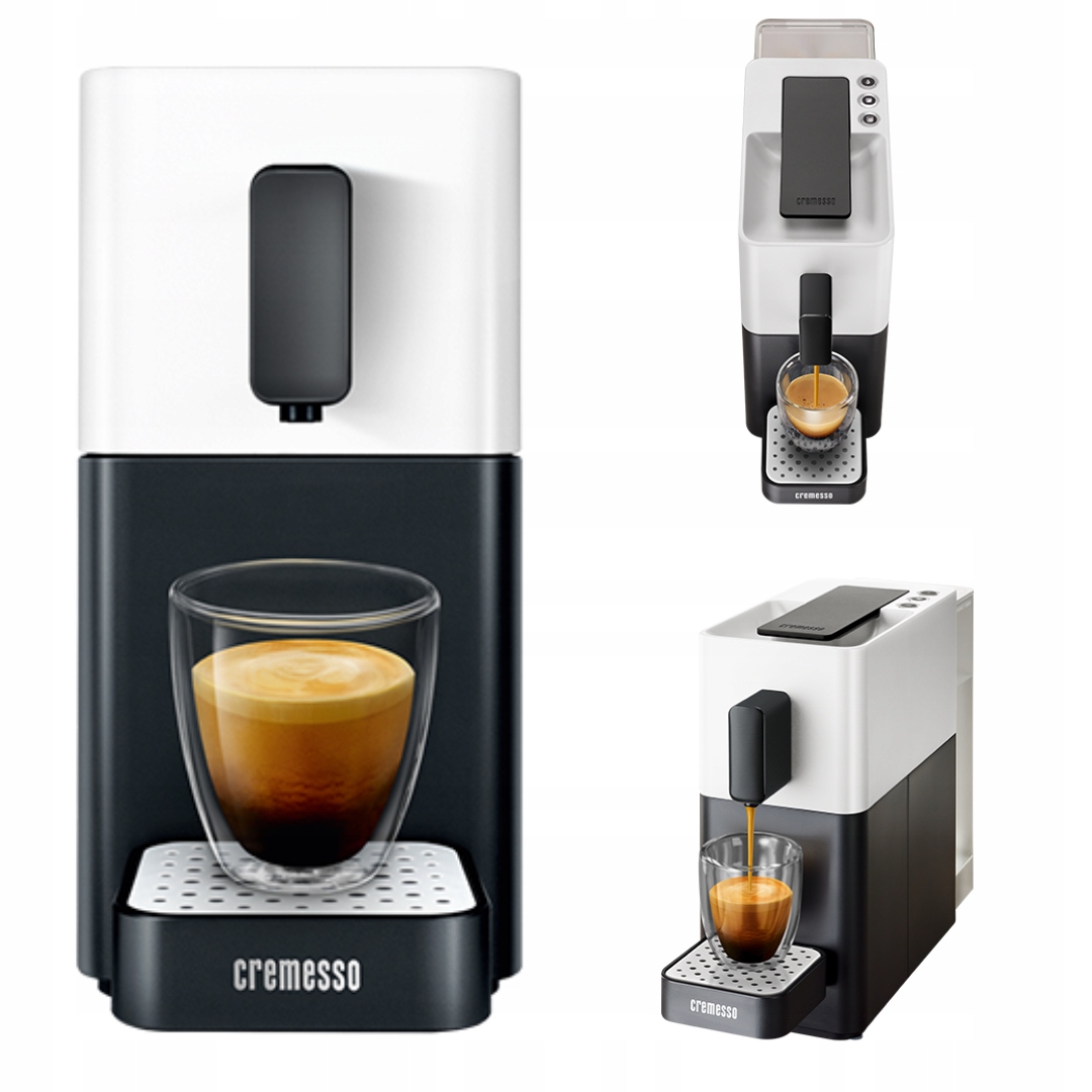 Kapslový kávovar Cremesso Easy 19 bar Shell White Midnight Black 0,9 l