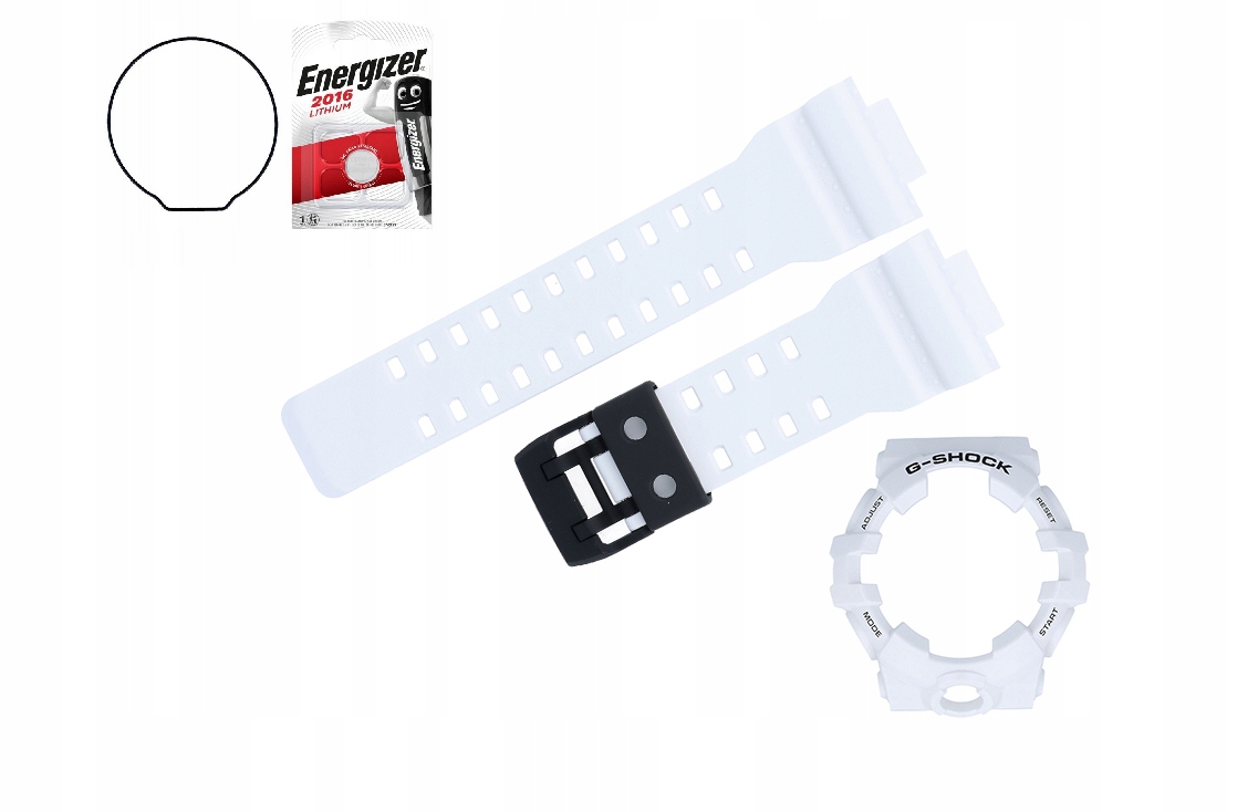 Kpl Originální Bezel Pásek Těsnění Baterie Pro Hodinky Casio GA-700-7A