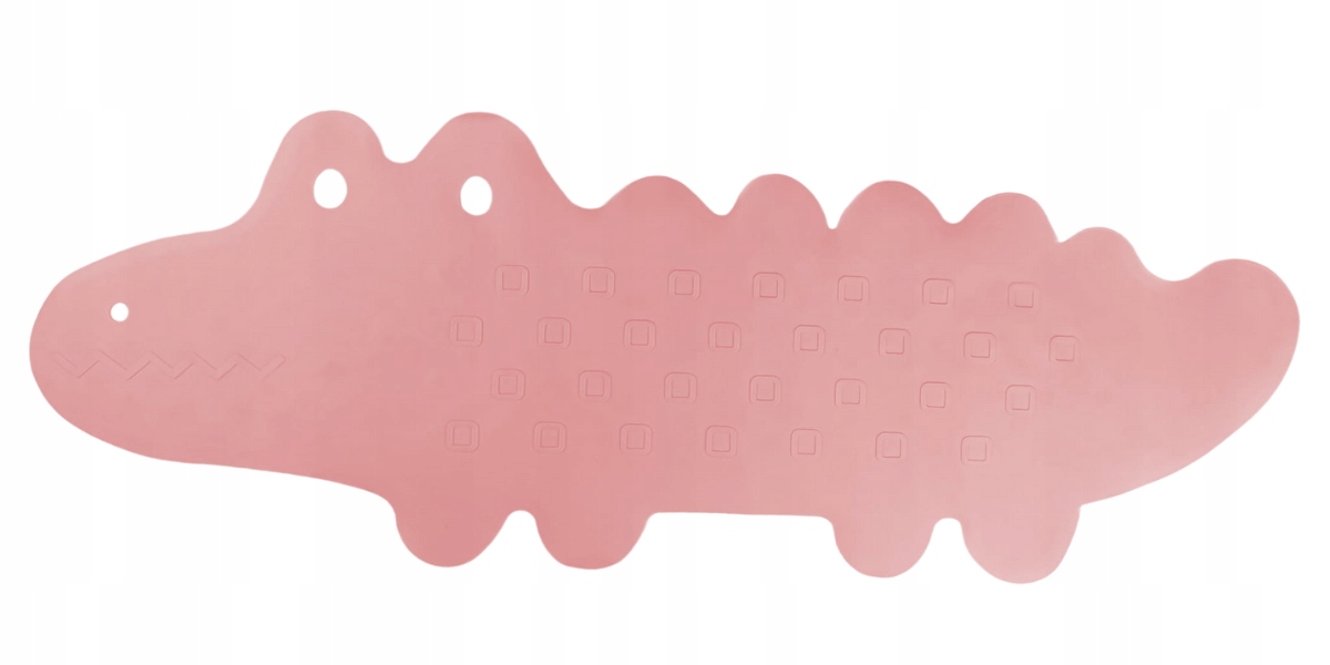 BEZPIECZNA MATA DO WANNY DLA DZIECI ANTYPOŚLIZGOWA SILIKONOWA 90 CM RÓŻOWA Kolor różowy