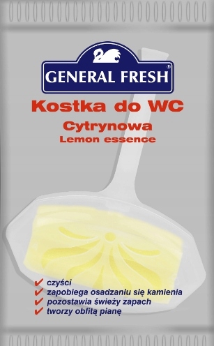 

General Fresh, Zawieszka do Wc, Cytryna, 1 sztuka