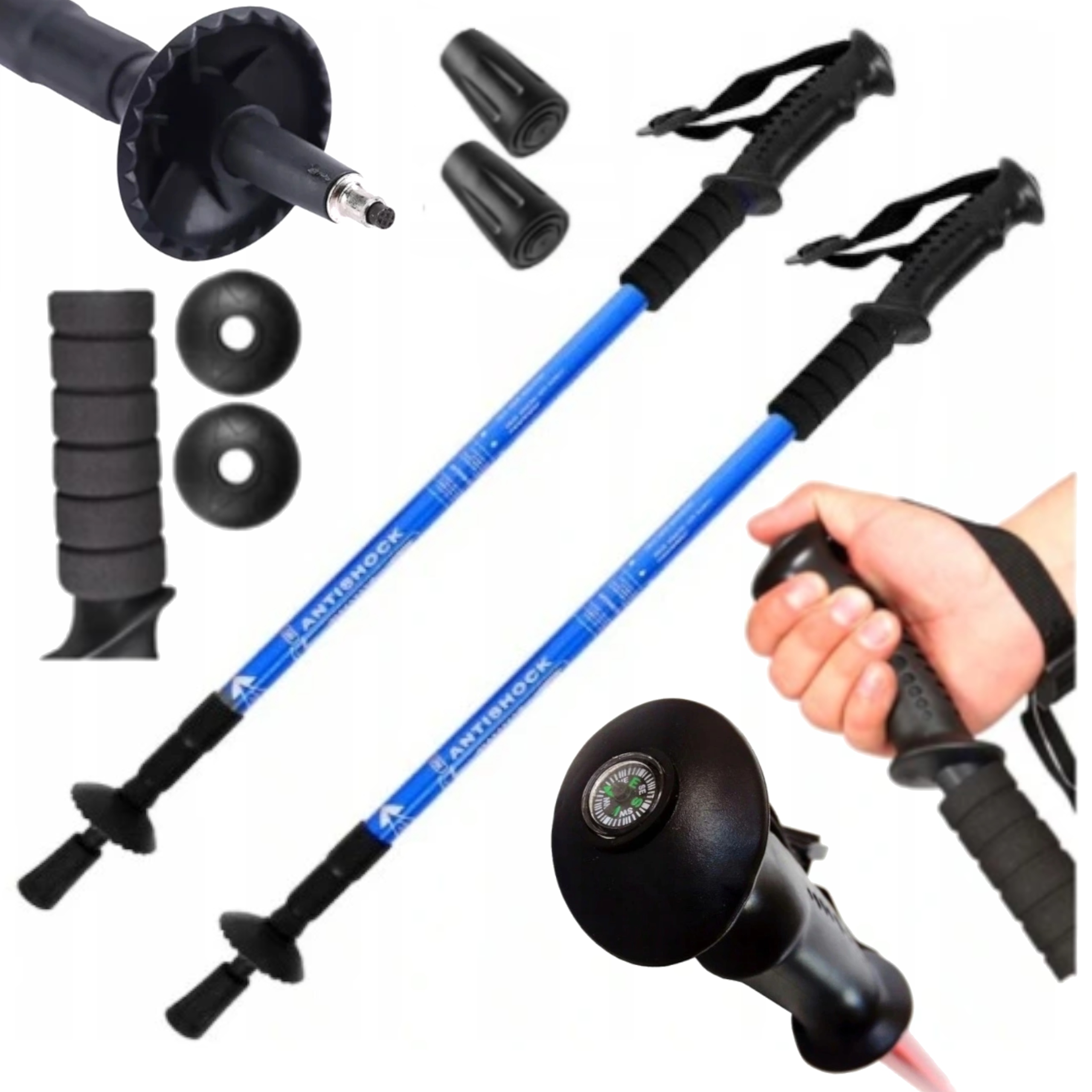 KIJKI DO CHODZENIA NORDIC WALKING KIJE TREKKINGOWE