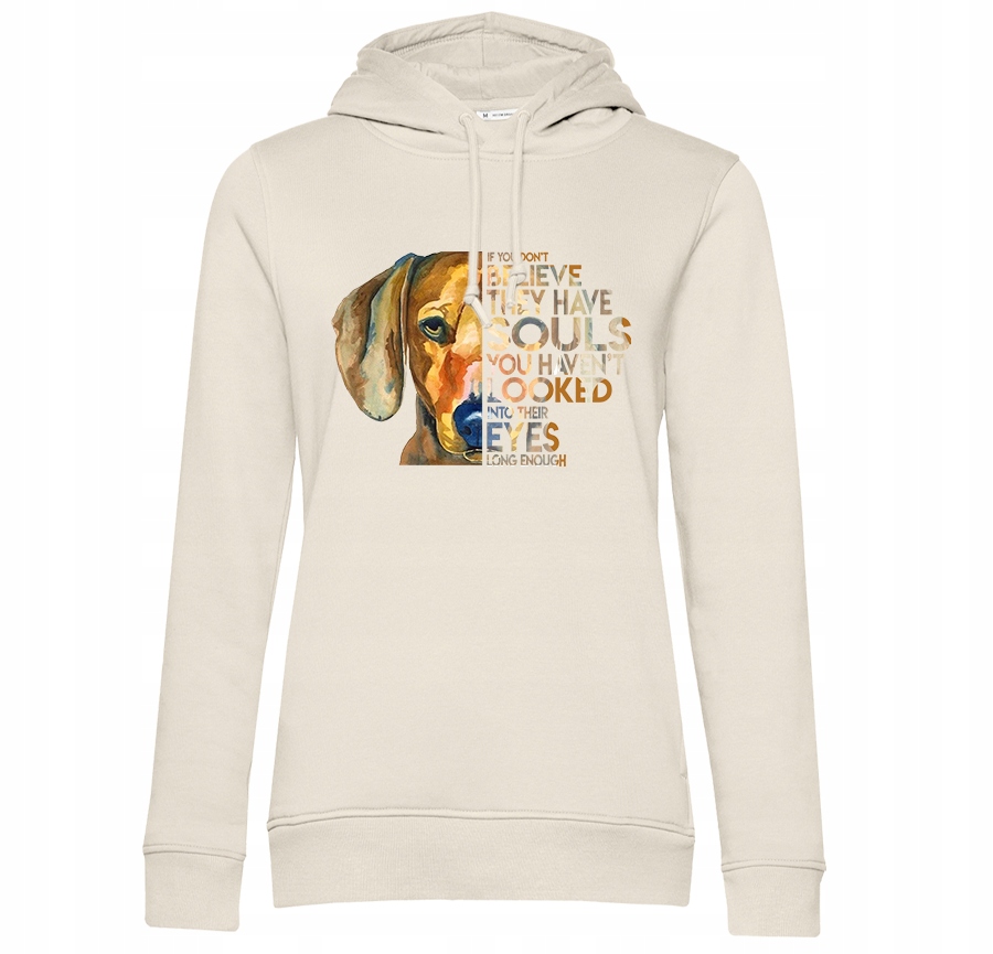 

Bluza damska Oczy Psa Pies Dusza Organic L