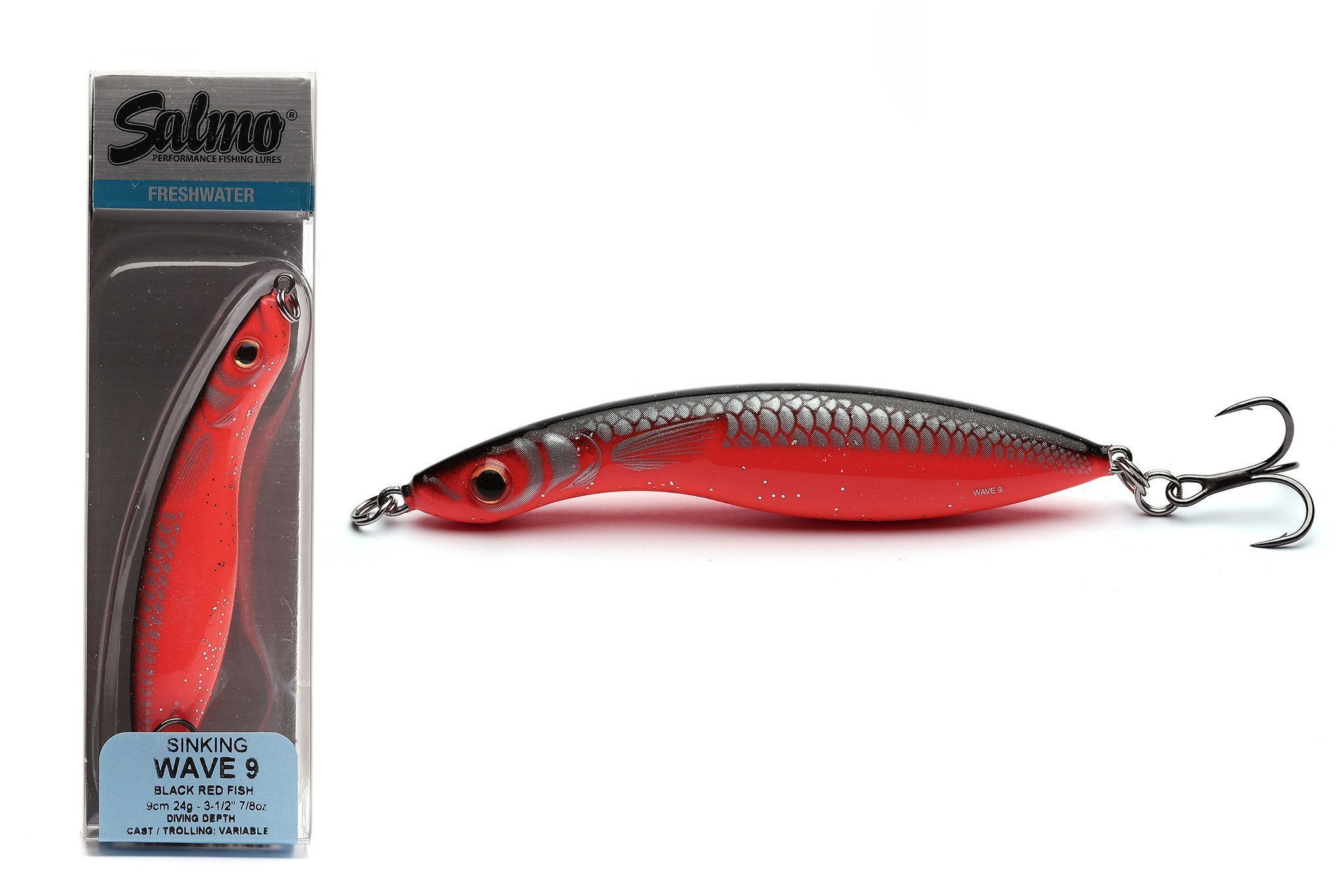 Wobler Salmo Wave Sinking 9cm QWV010