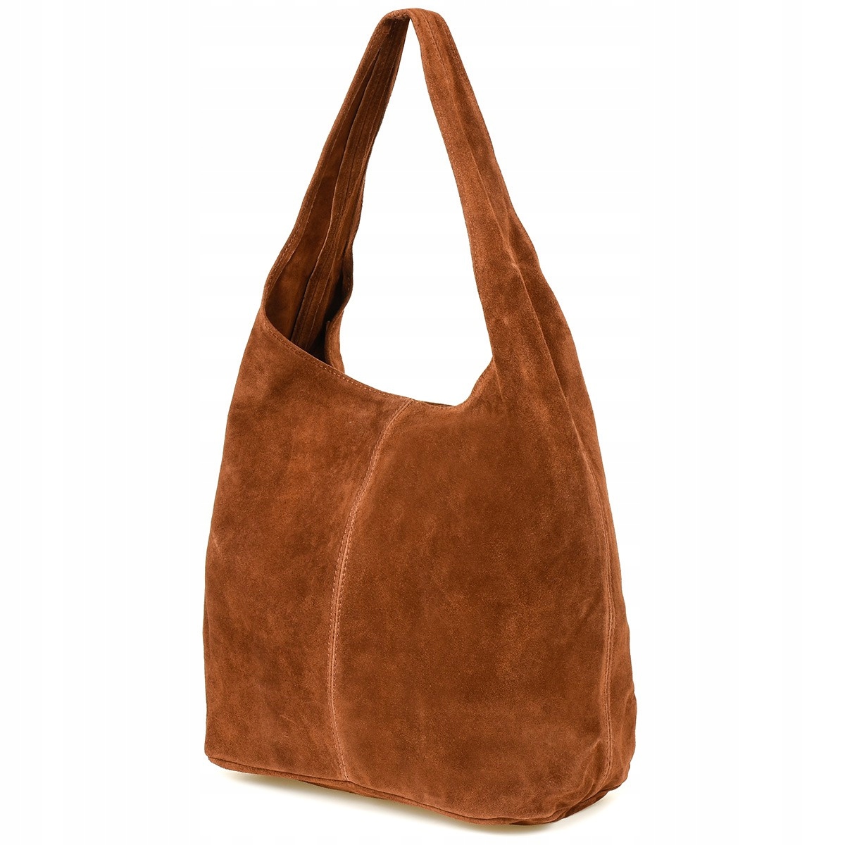 Italská kožená semišová kabelka vak Výprodej