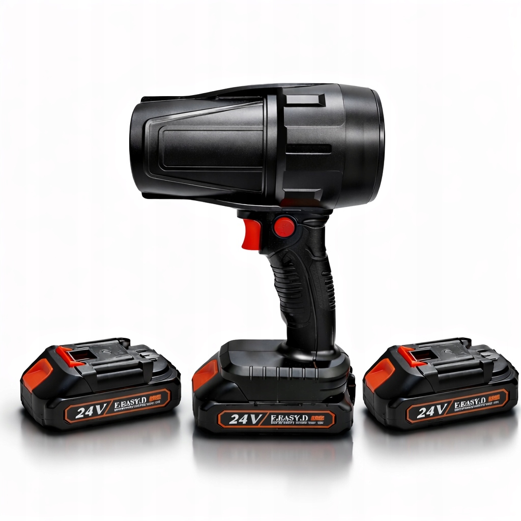 Foukač 24V do 220 km/h – 2x akumulátor nabíječka Set