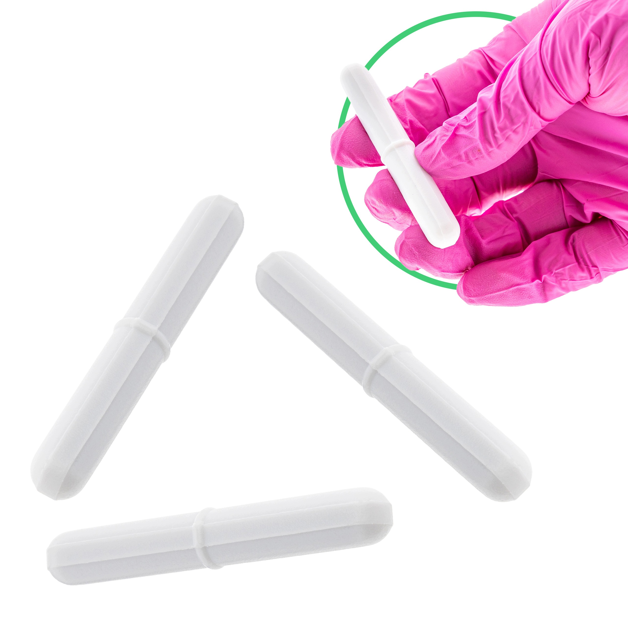 Mieszadełko magnetyczne Ptfe cylindryczne Z Pierścieniem 70 x 10 mm