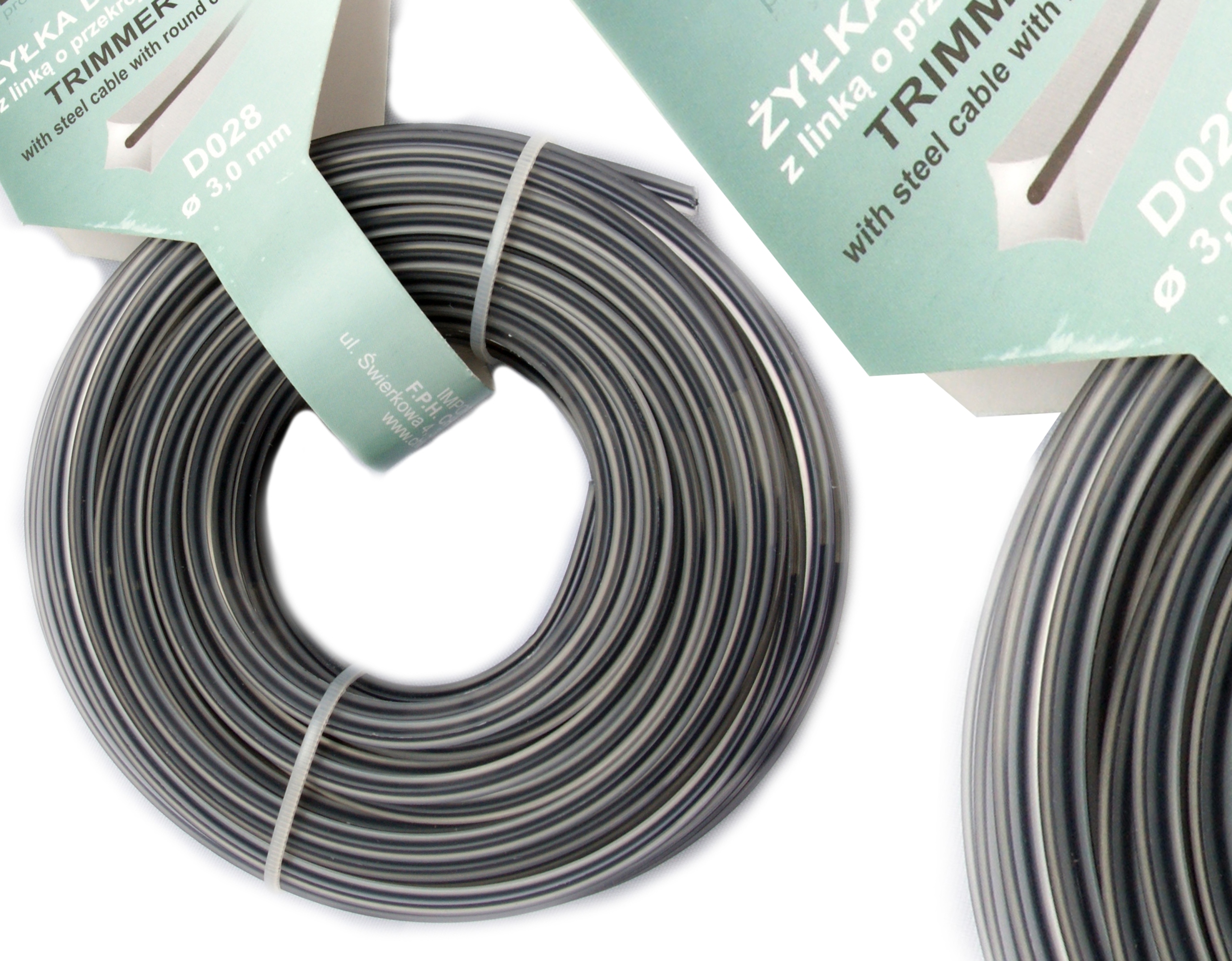 

Żyłka Tnąca Do Kosy Podkaszarki 3,3mm 15m z Drutem
