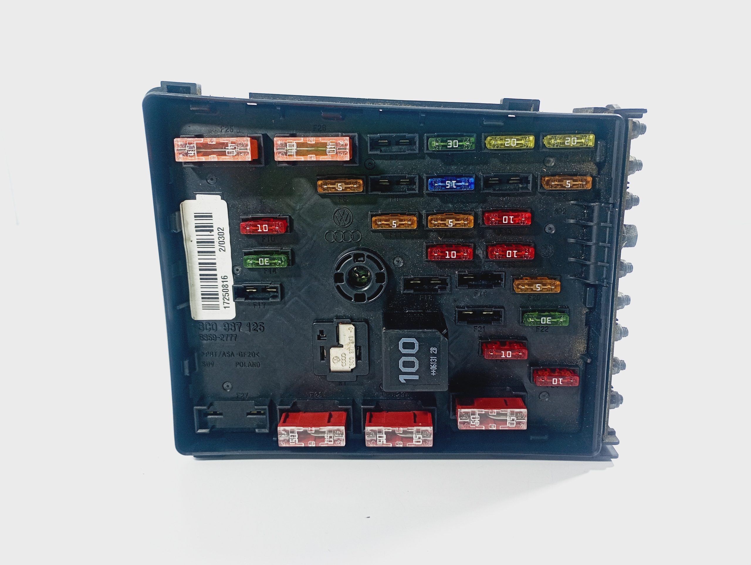 module fuse box OE 3C0937125 VW Passat B6 05-10