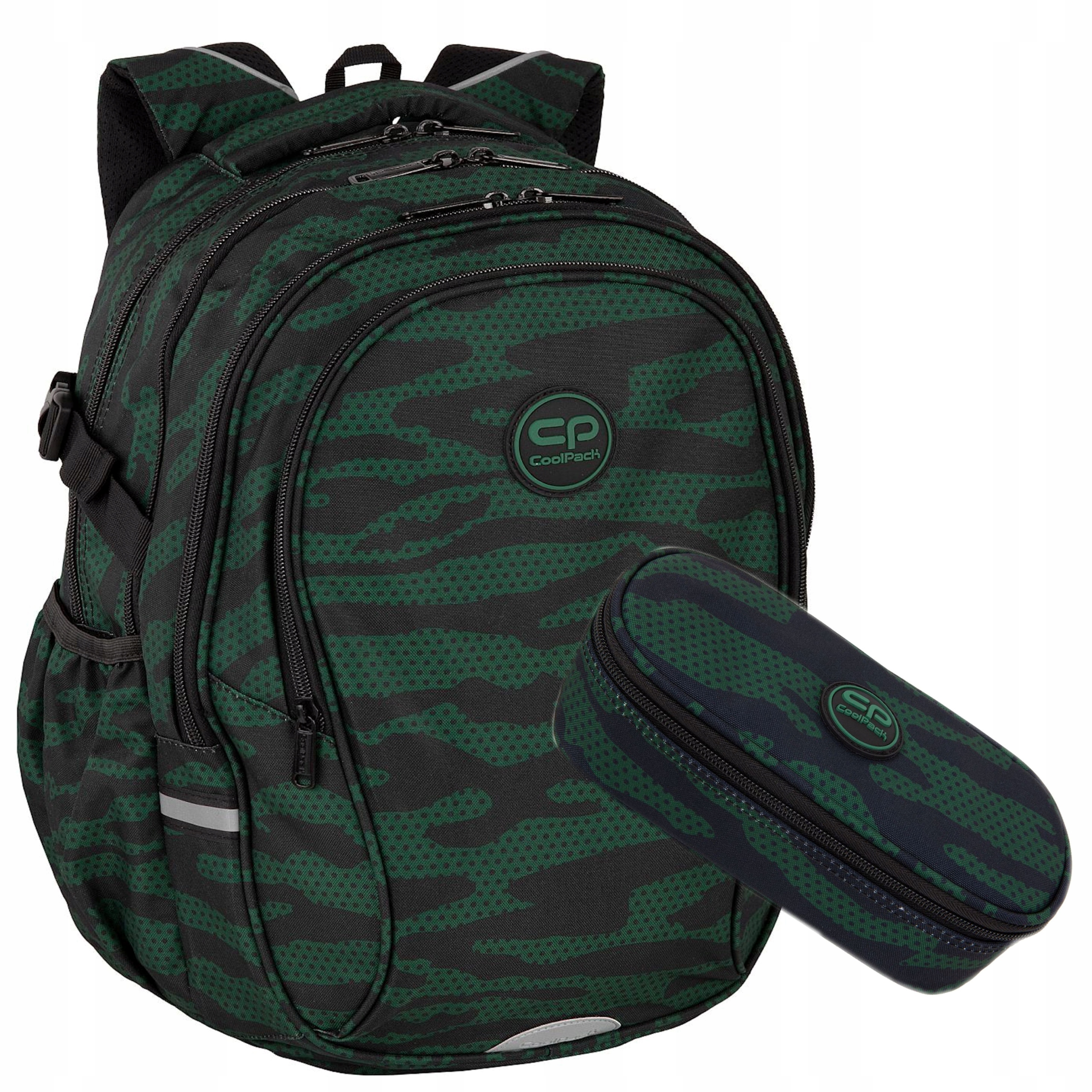 Plecak Szkolny Młodzieżowy 2W1 Factor Greeneh Zestaw Coolpack