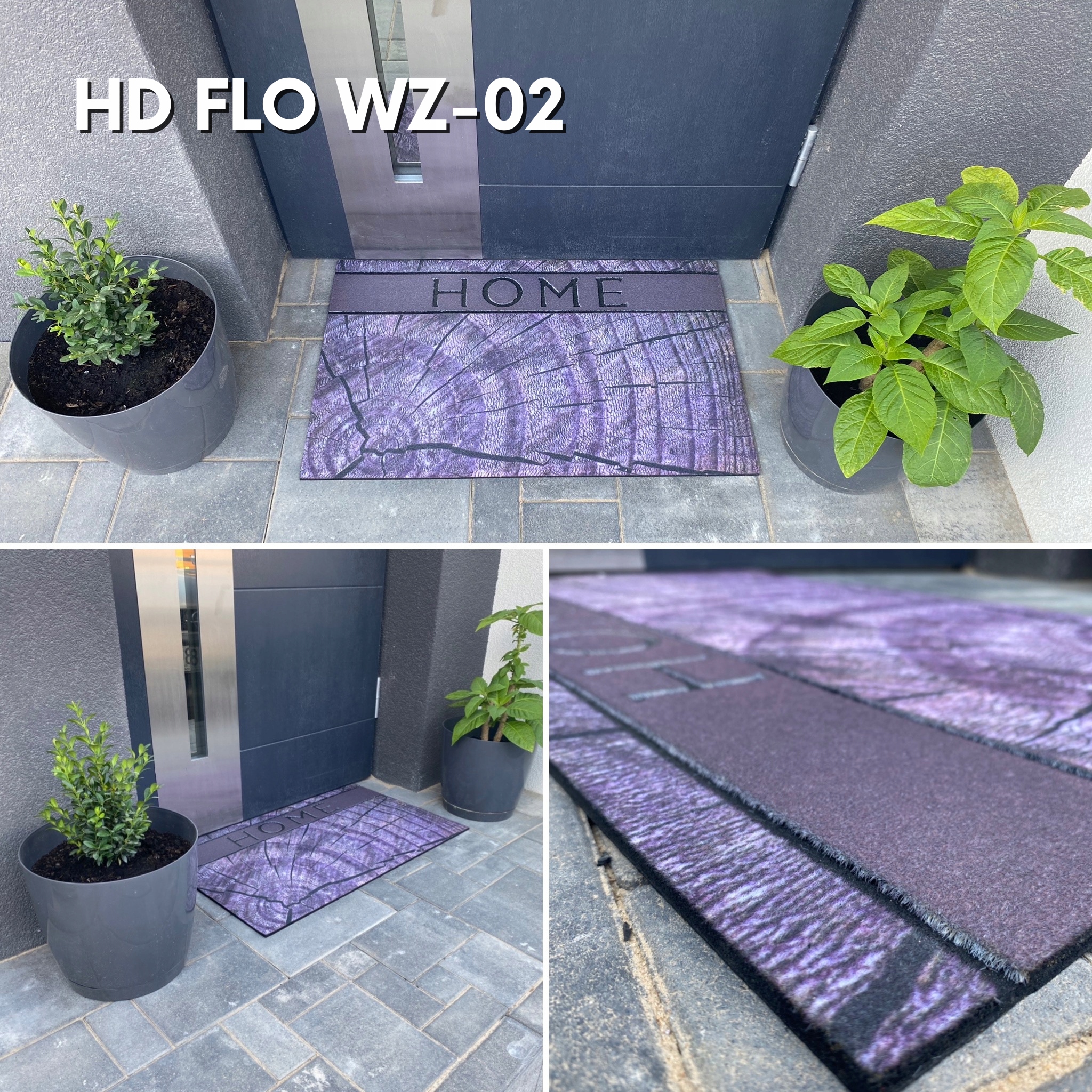 GUMOWA WYCIERACZKA 45x75 MODNE WZORY NOWOCZESNE Szerokość produktu 75 cm