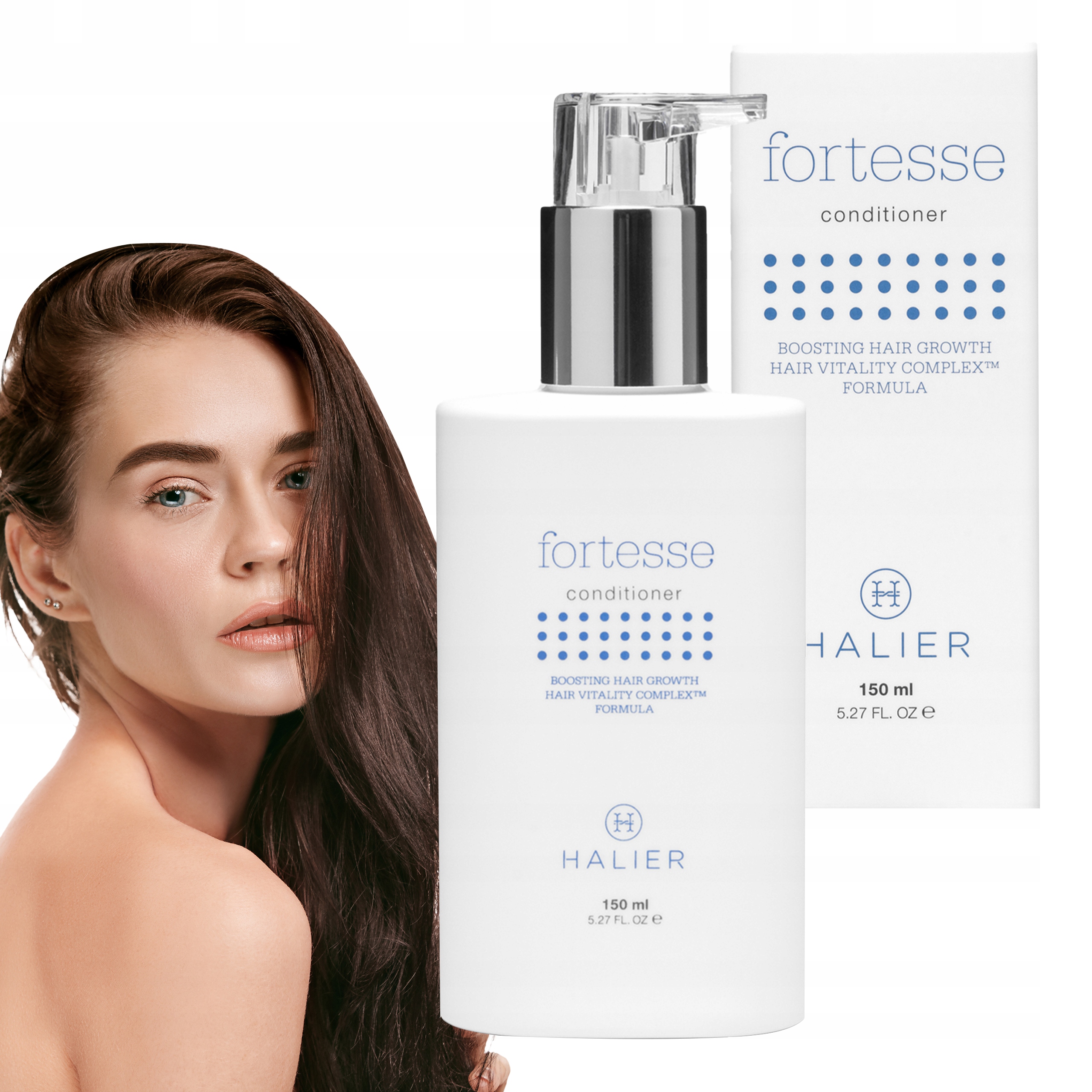 Kondicionér na Růst Vlasů pro ženy Biotin Vitamín B3 Halier fortesse