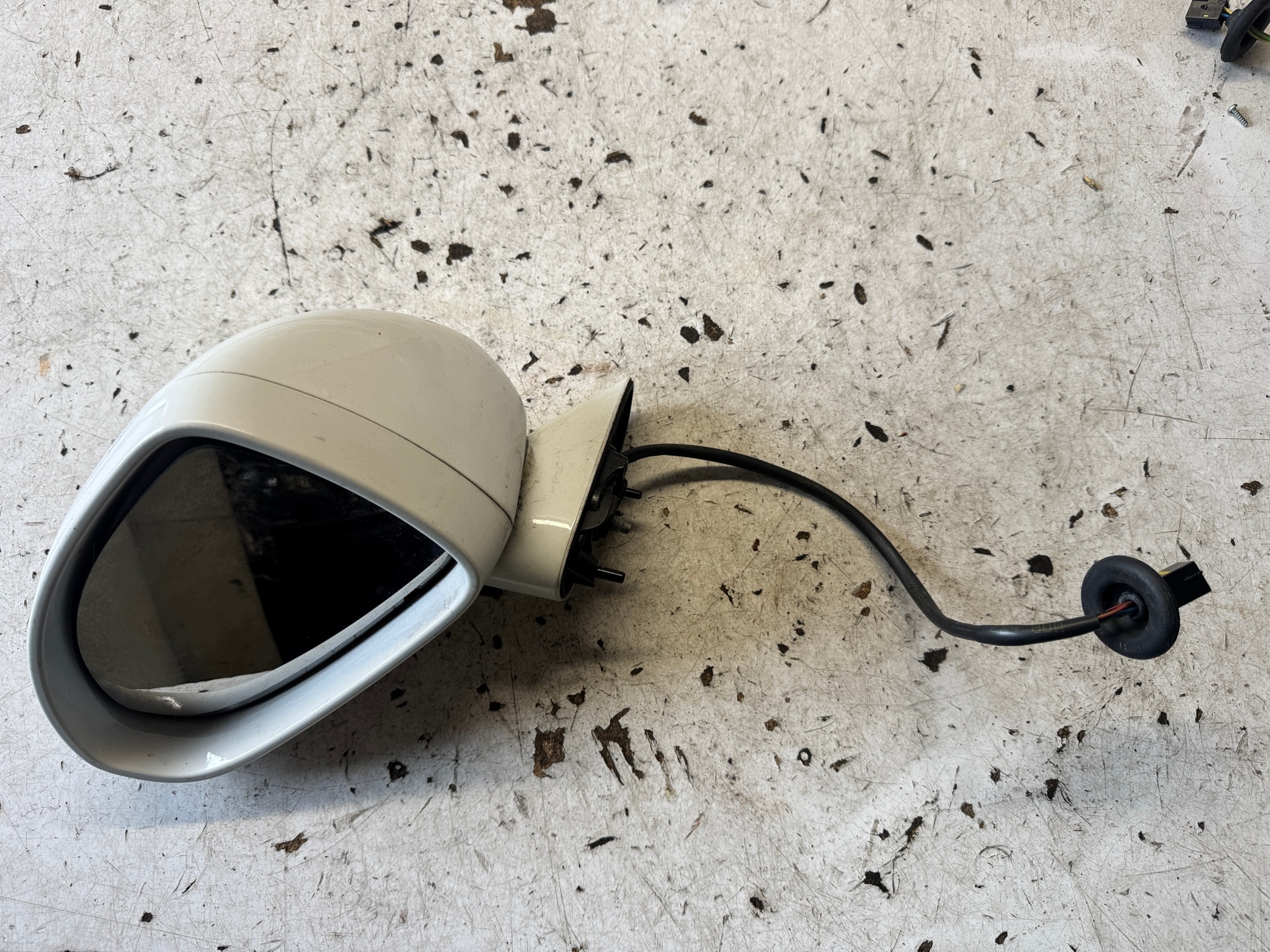 OPEL CORSA E mirror left 6 PIN BIALE ANGIELSKIE UK