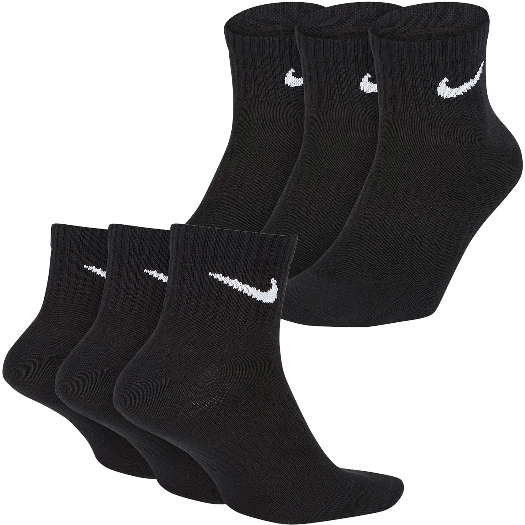 

Nike skarpety skarpetki czarne wysokie SX7677-010L