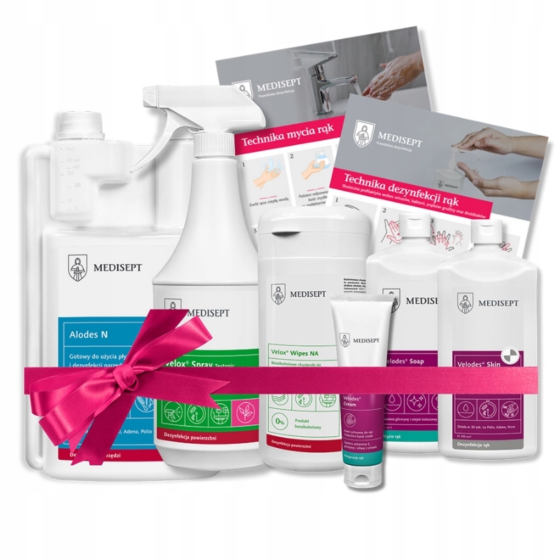 Zestaw produktów do Dezynfekcji Medisept Pakiet Beauty Velox Velodes