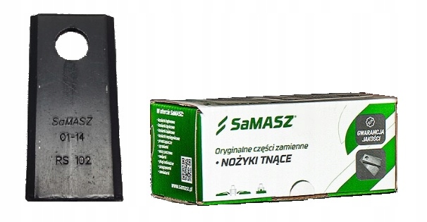 

Nóż Nożyk Prosty Kosiarki Samasz 102mm 12SZT. Org.