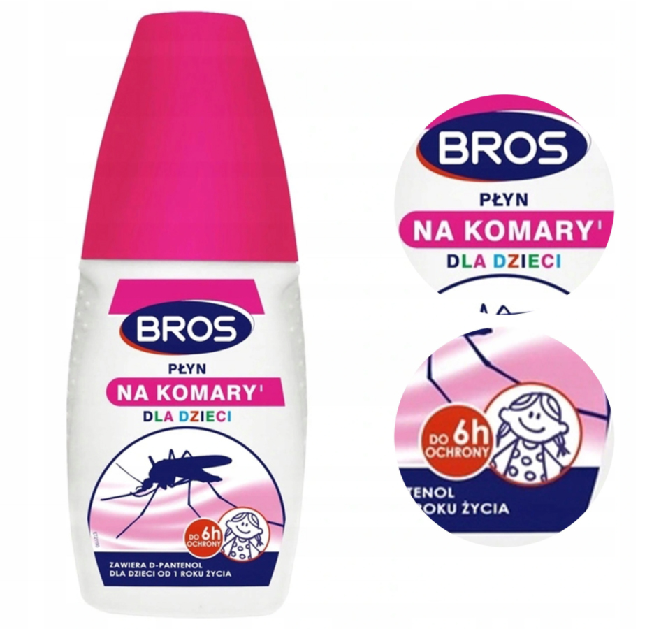 

Płyn Na Komary Dla Dzieci 50ml Bros