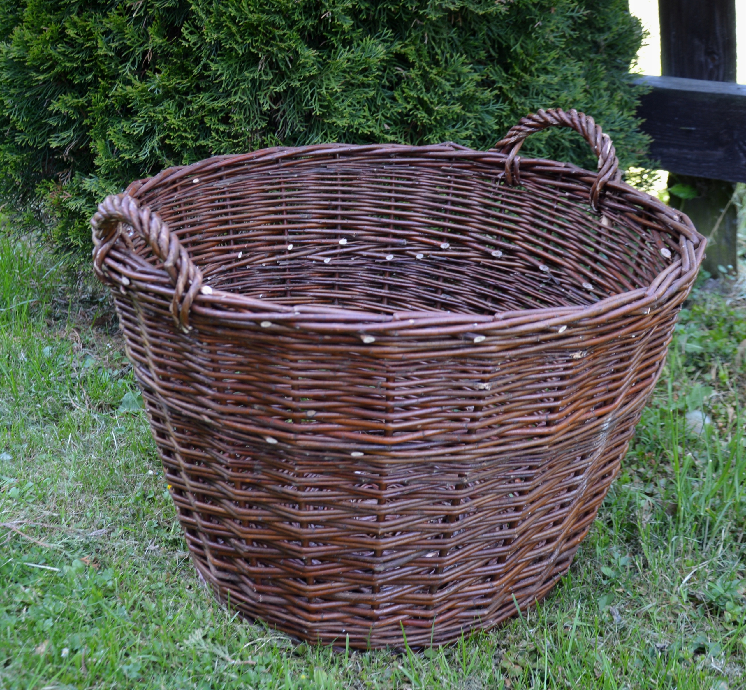 Wiklinowy KOSZ NA LIŚCIE DREWNO ZIEMNIAKI GOSPODARSKI 40 cm Rodzaj kosz