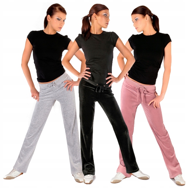 Spodnie Dresowe Welurowe XL Fitness Dresy