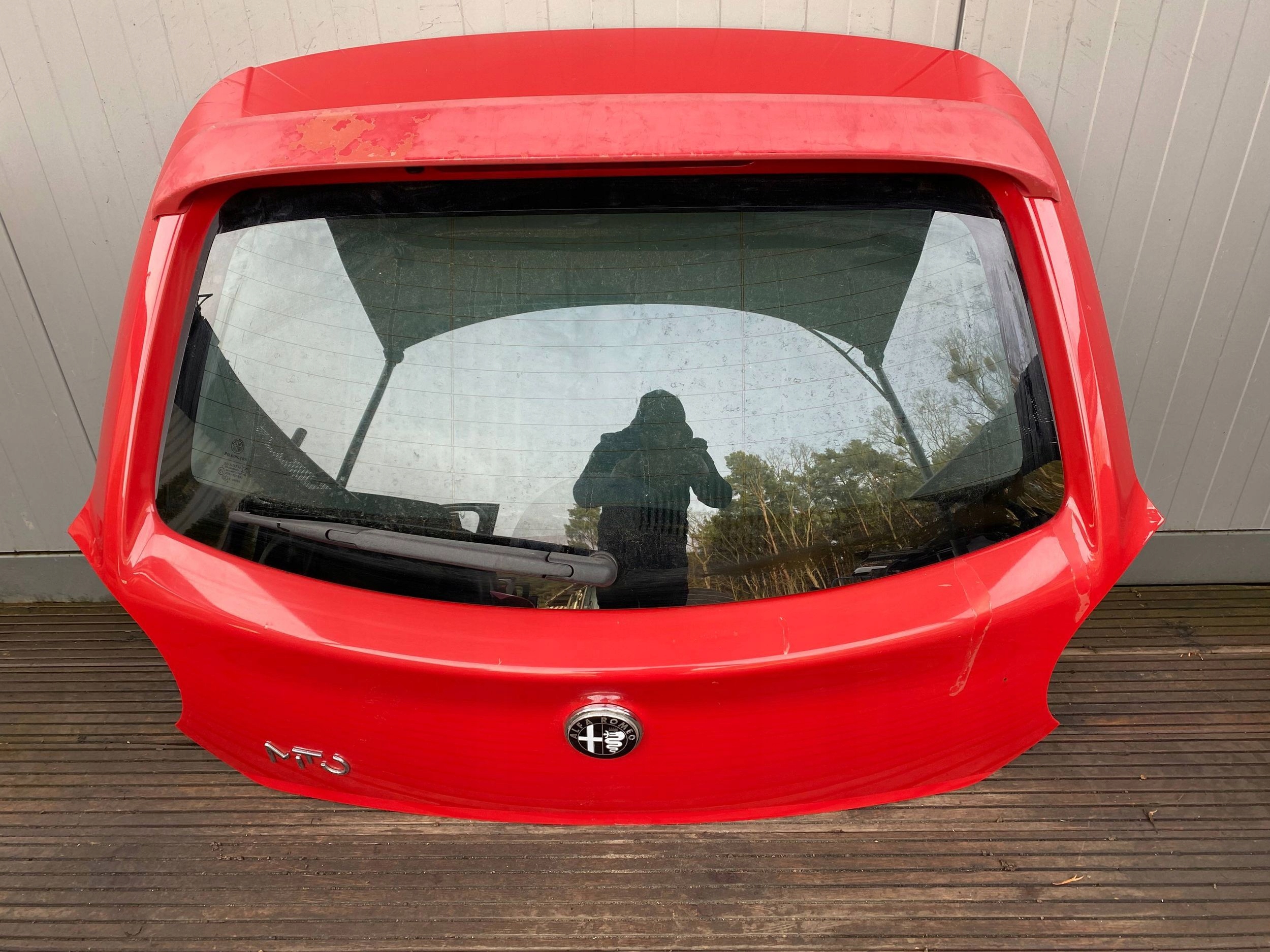 ALFA ROMEO MITO SPORT complete trunk door boot red 185
