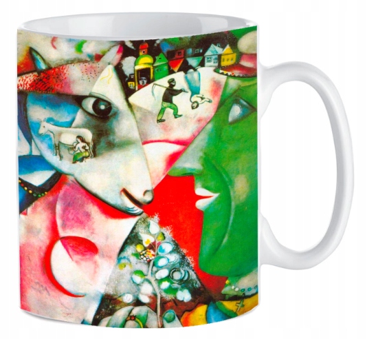 

Kubek seria znane obrazy Ja I Wieś Marc Chagall