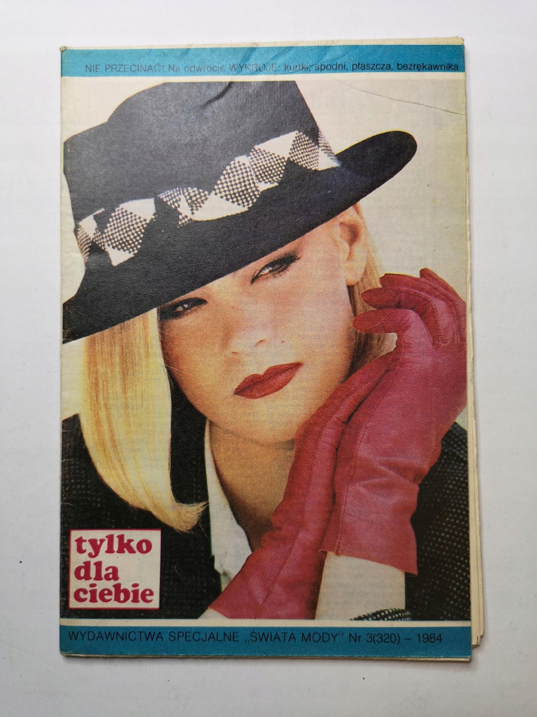 Świat mody - Nr 3(320)-1984 modele wykroje