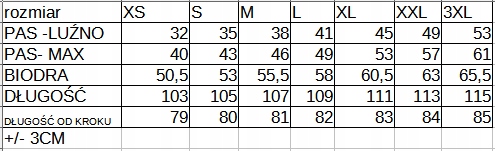 SPODNIE STRETCH ROBOCZE START ODBLASKOWE CZARNE XL Rozmiar XL