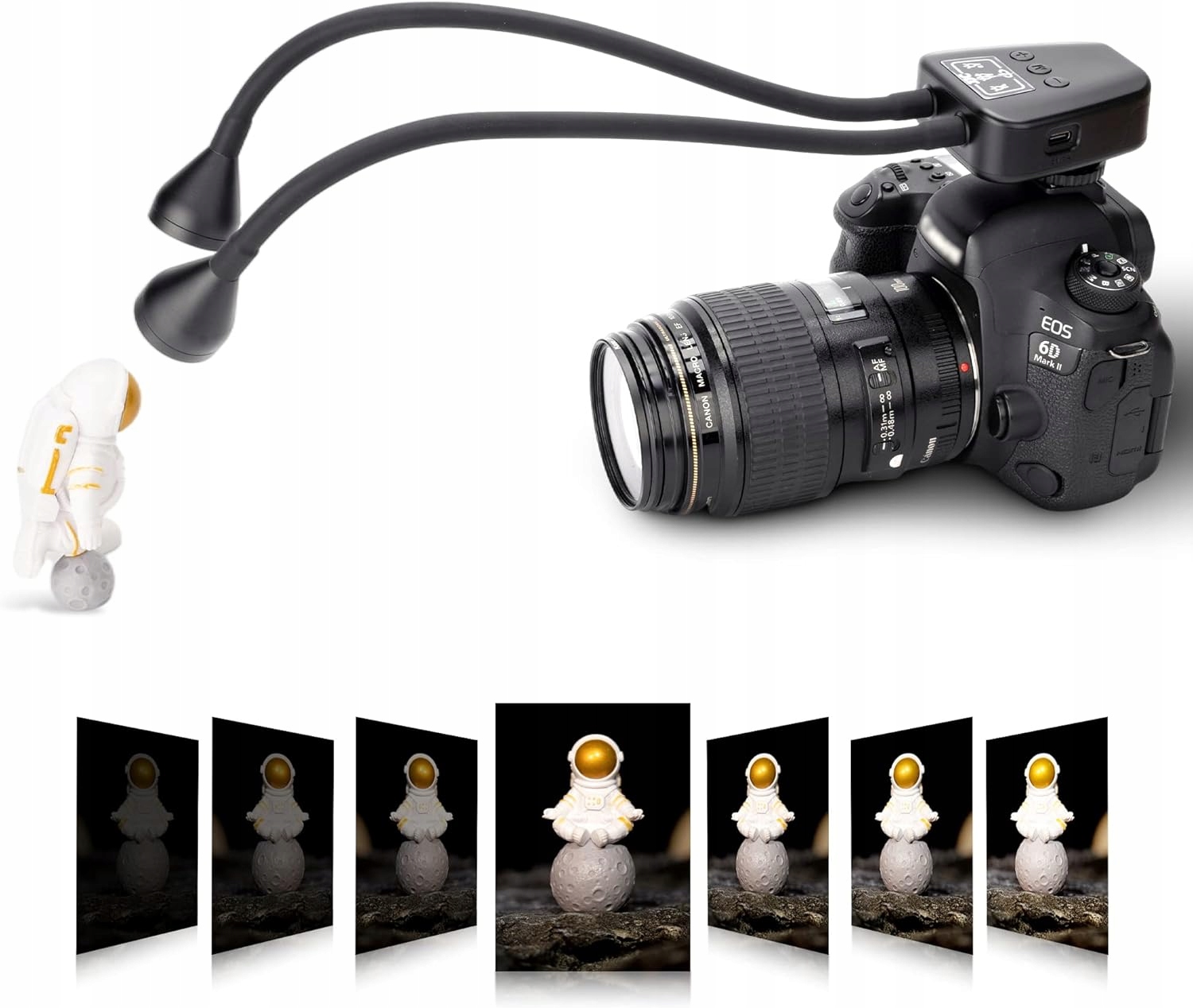 Makro Led Lampa Na Rameni Jjc, Fotografické Osvětlení Pro Fotoaparát 5600K