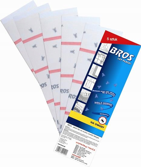 

4 x Lep Płaski na Muchy Mocny